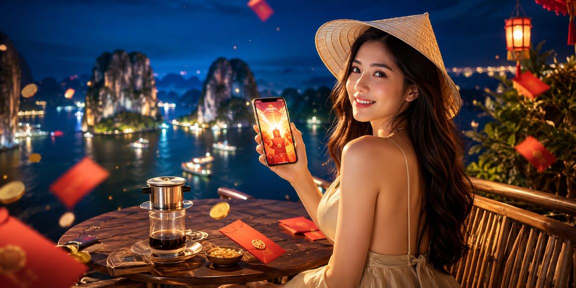 Người dùng tại Hạ Long nhận thưởng phong bì đỏ khi chơi game trực tuyến