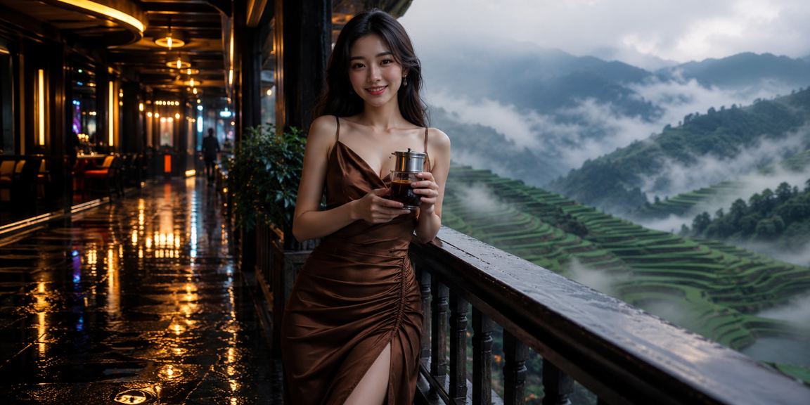 Người dùng tại Sa Pa thư giãn với cá cược trực tuyến bên ly cà phê buổi sáng